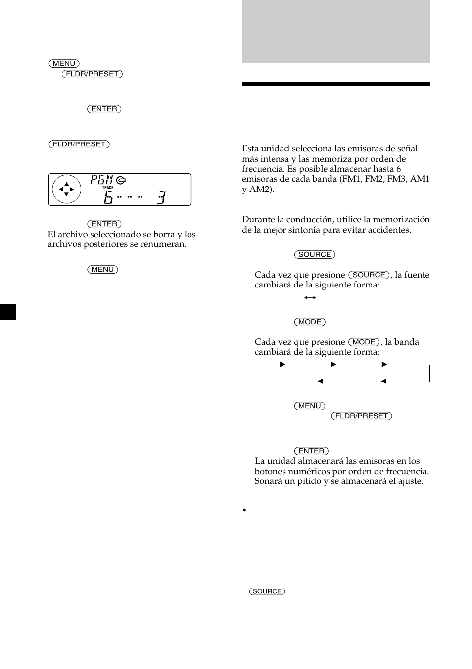 Radio | Sony CDX-MP450X User Manual | Page 74 / 84