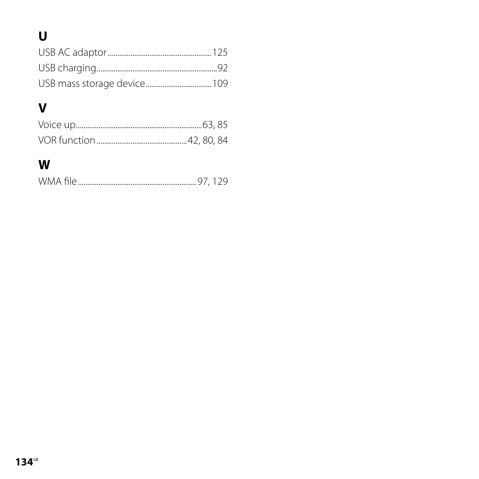 Sony ICD-SX800 User Manual | Page 134 / 136