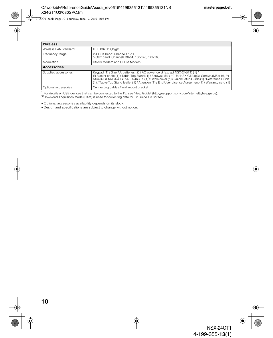 Sony NSX-32GT1 User Manual | Page 10 / 12