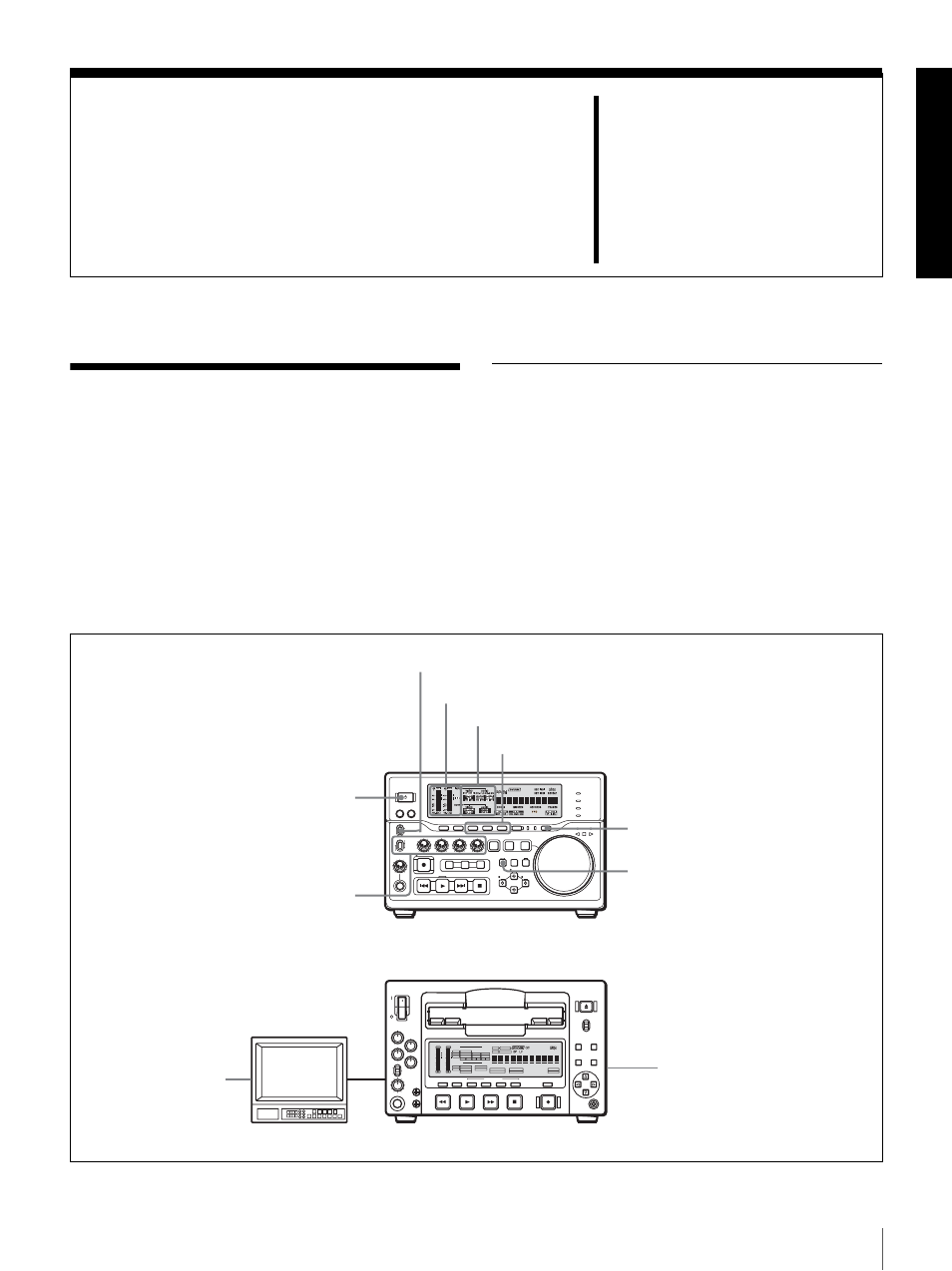 Chapter 3 recording and playback, Recording, Settings for recording | Recording and playback, Chapter | Sony DSR-DR1000 User Manual | Page 33 / 108