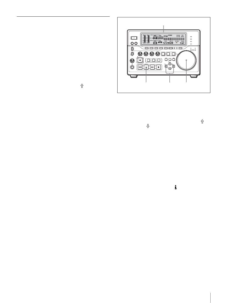 High-speed and low-speed search —quickly and, Accurately determining editing points | Sony DSR-DR1000 User Manual | Page 43 / 108
