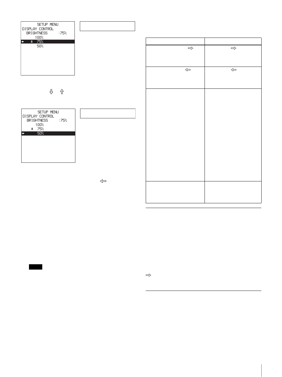Displaying enhanced items, Changing the settings of enhanced items, Meanings of indications on the monitor screen | Sony DSR-DR1000 User Manual | Page 77 / 108