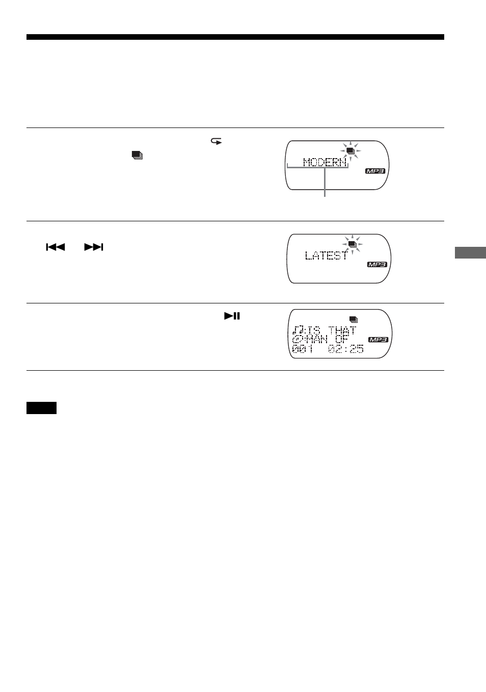 Playing your favorite play lists, M3u play list play) (mp3 cd only) | Sony D-NS921F User Manual | Page 21 / 44