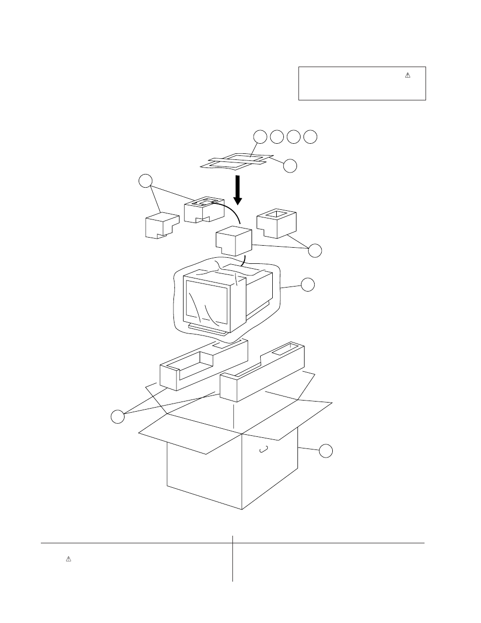 Packing materials | Sony AEP MODEL CPD-E200E User Manual | Page 36 / 46