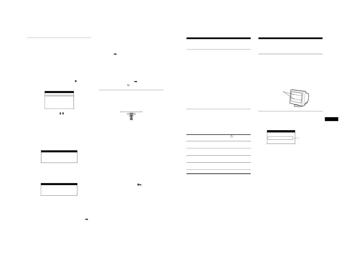 Technical features, Troubleshooting | Sony AEP MODEL CPD-E200E User Manual | Page 9 / 46