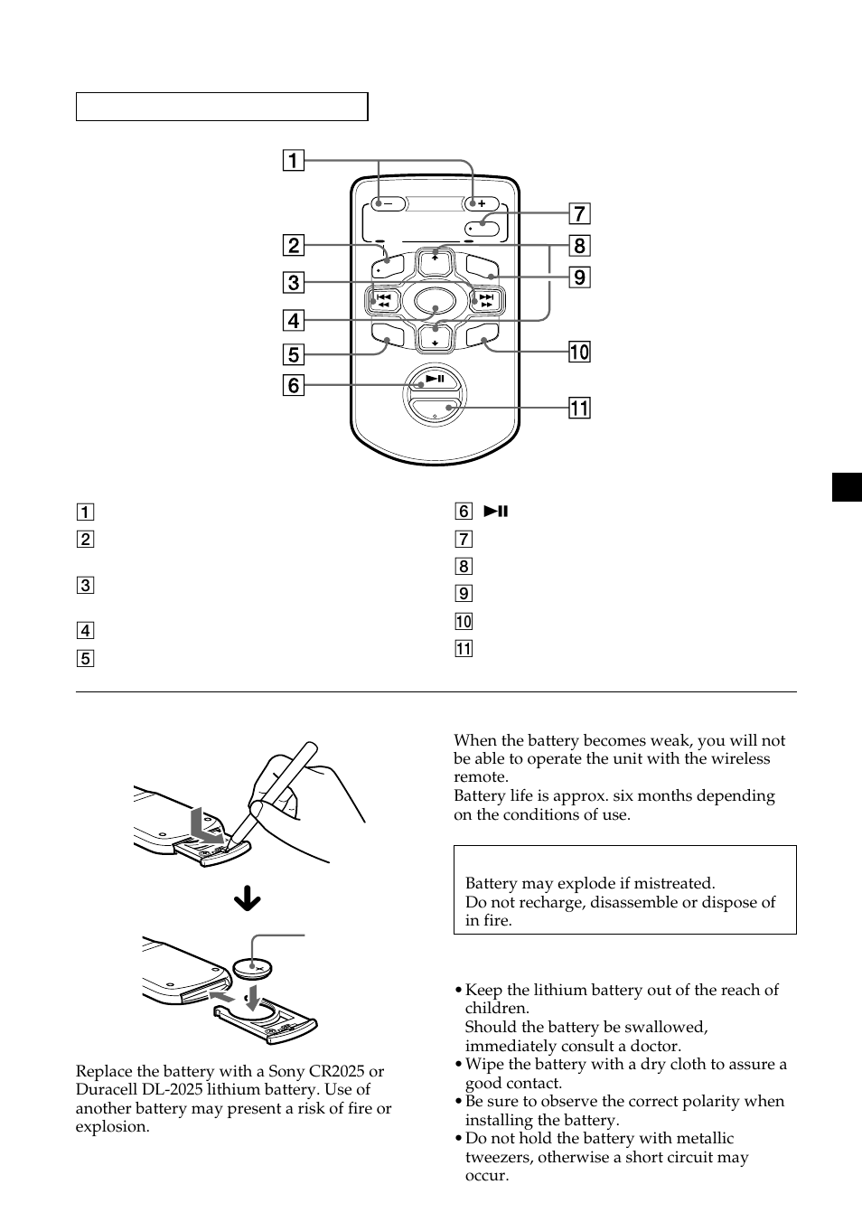 Sony CDX-555RF User Manual | Page 13 / 44