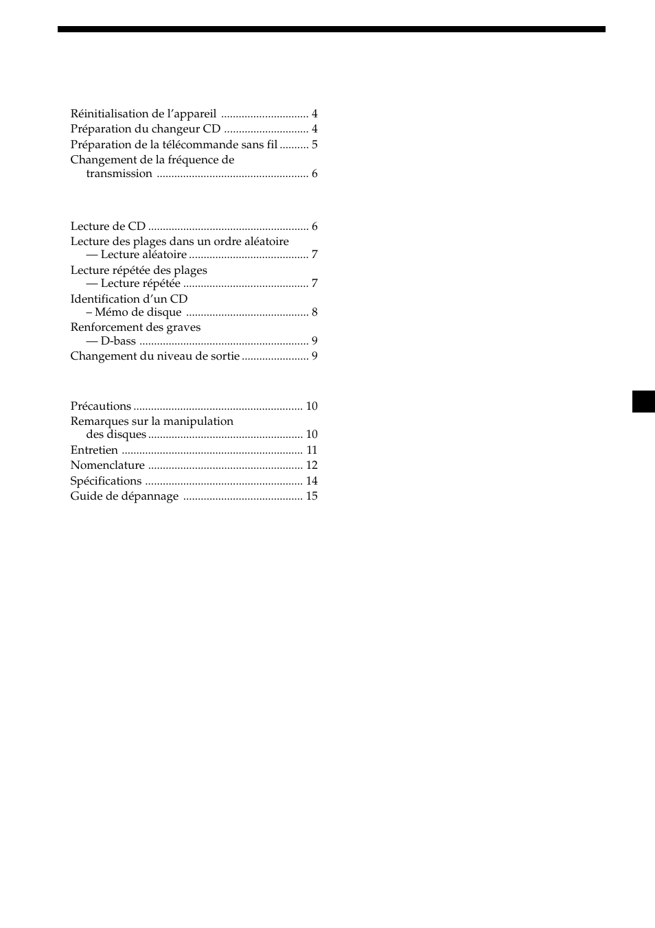 Sony CDX-555RF User Manual | Page 17 / 44