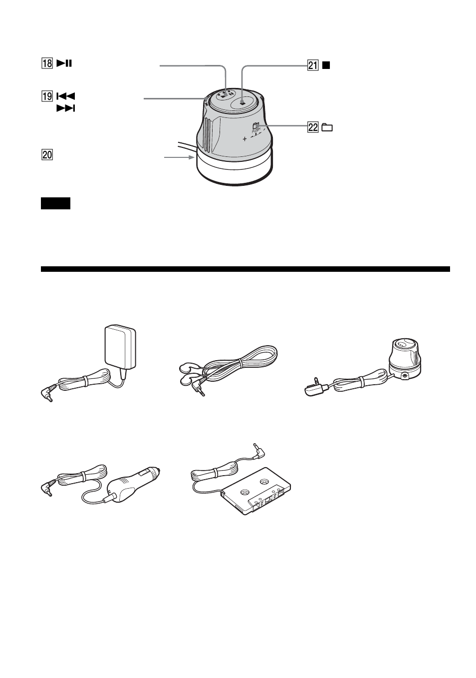 Checking the supplied accessories | Sony CD Walkman D-NE518CK User Manual | Page 10 / 104