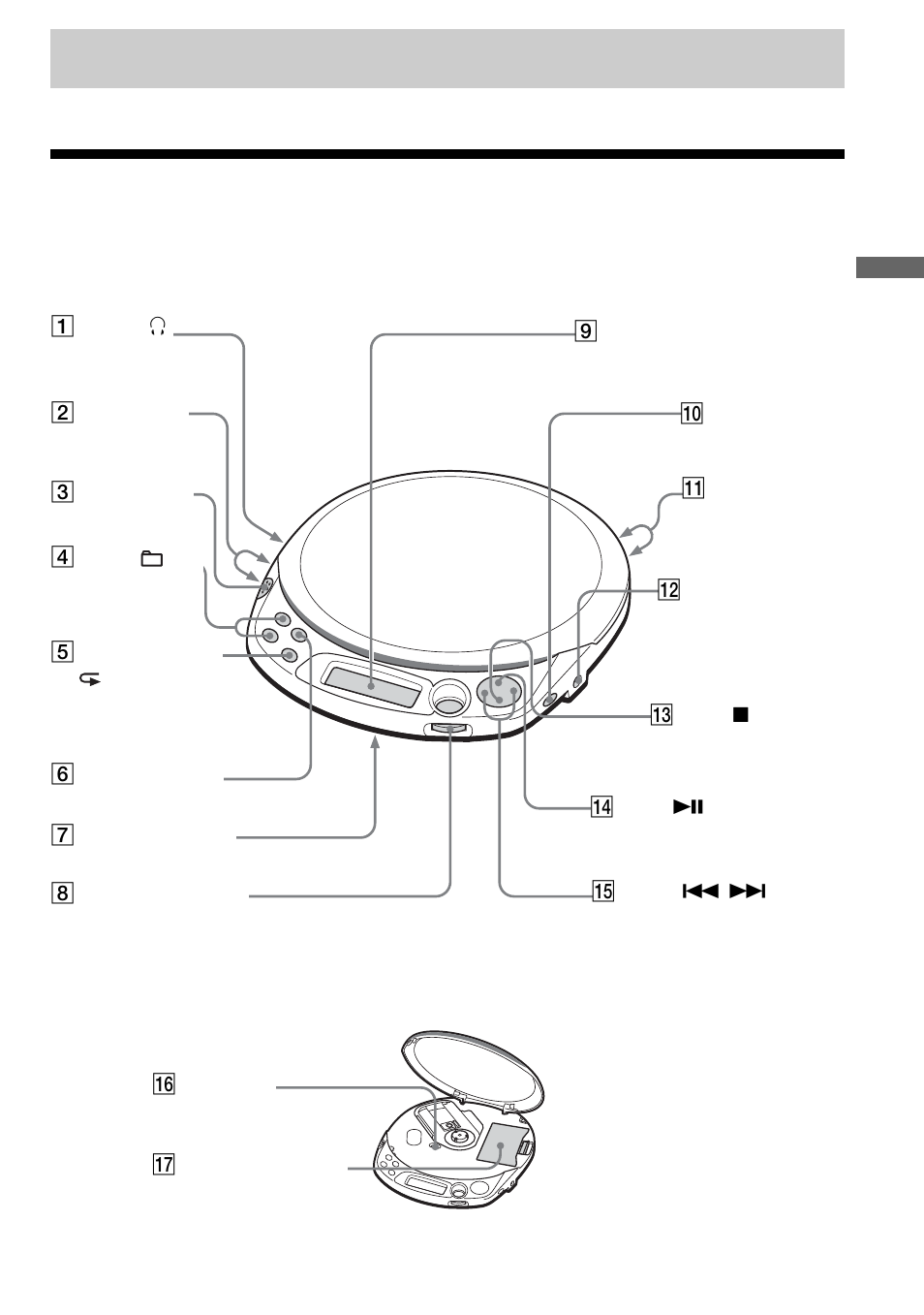 Como começar, Localizar os comandos | Sony CD Walkman D-NE518CK User Manual | Page 77 / 104