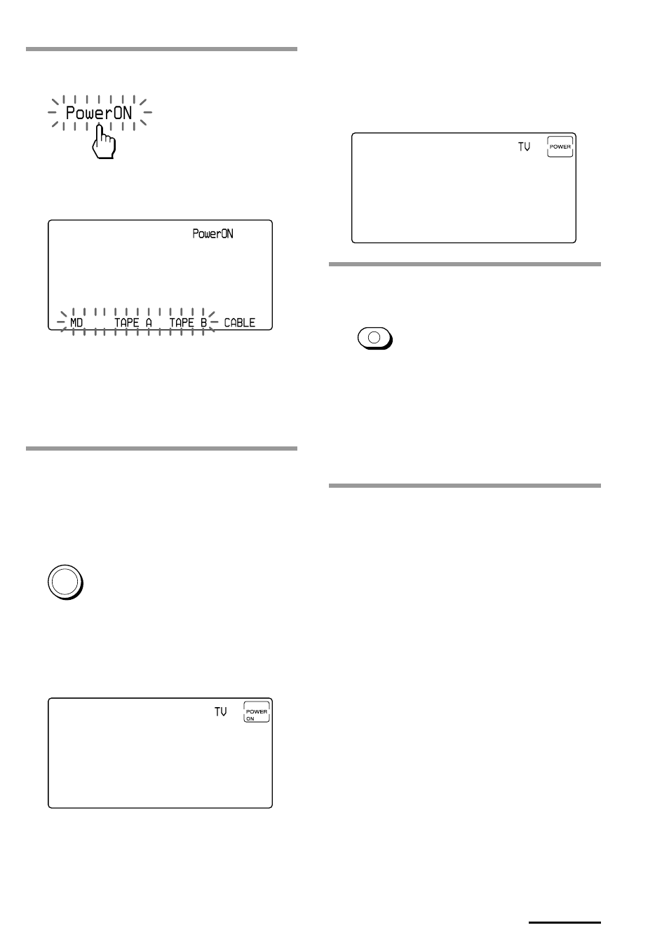 Poweron | Sony RM-AV3100 User Manual | Page 45 / 112