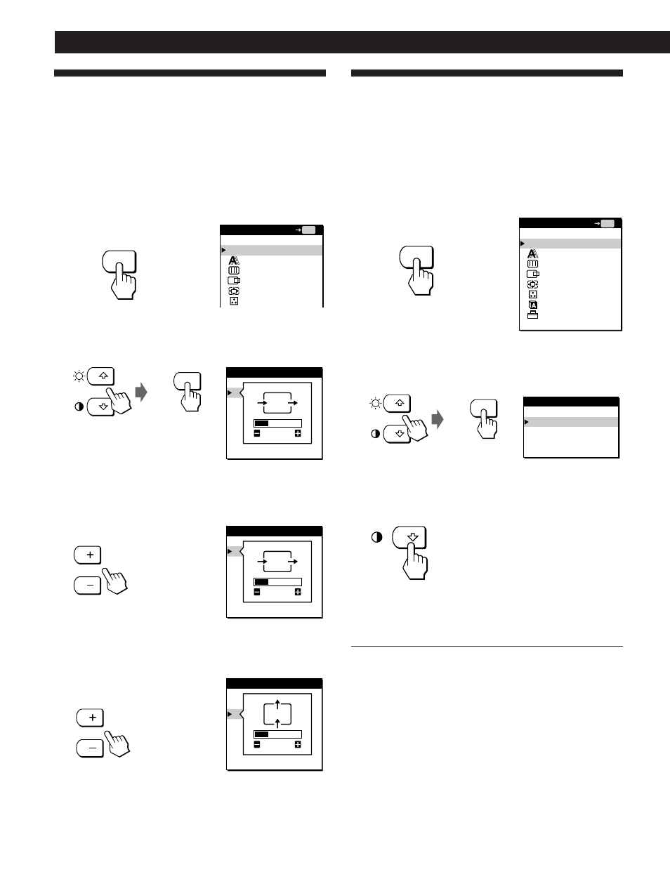 Displaying the picture at the actual resolution, Adjusting the picture position, Customizing your monitor | Sony CPD-L133 User Manual | Page 32 / 112