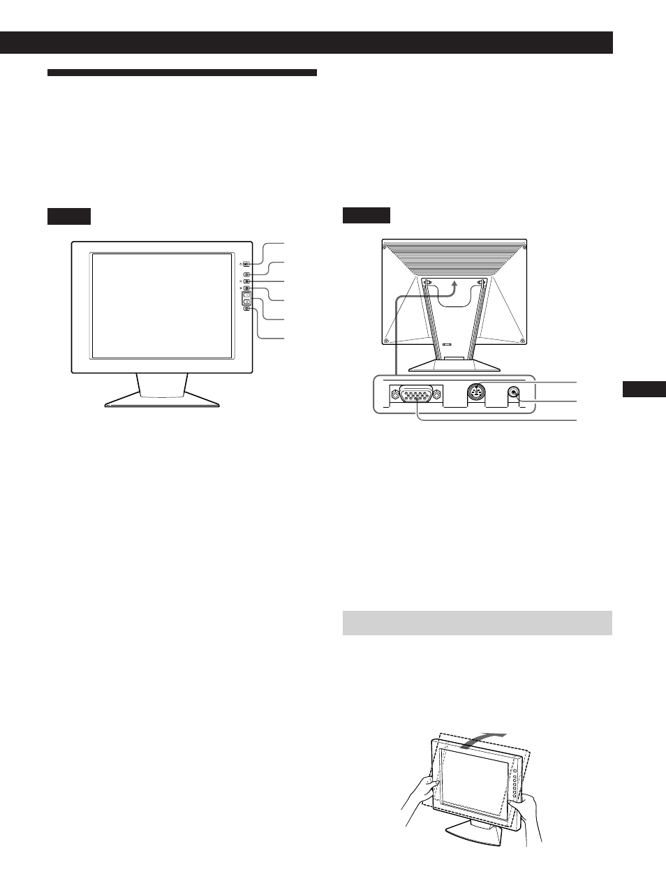 Identification des composants et des commandes | Sony CPD-L133 User Manual | Page 43 / 112