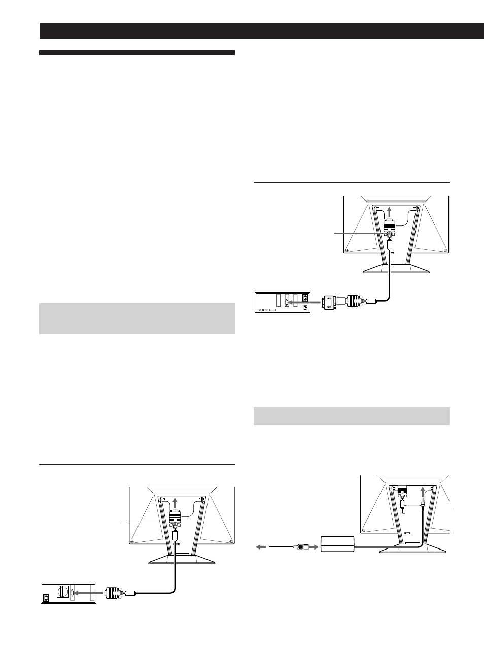 Anschließen des geräts, Vorbereitungen, Schritt 2: schließen sie das netzkabel an | Sony CPD-L133 User Manual | Page 62 / 112