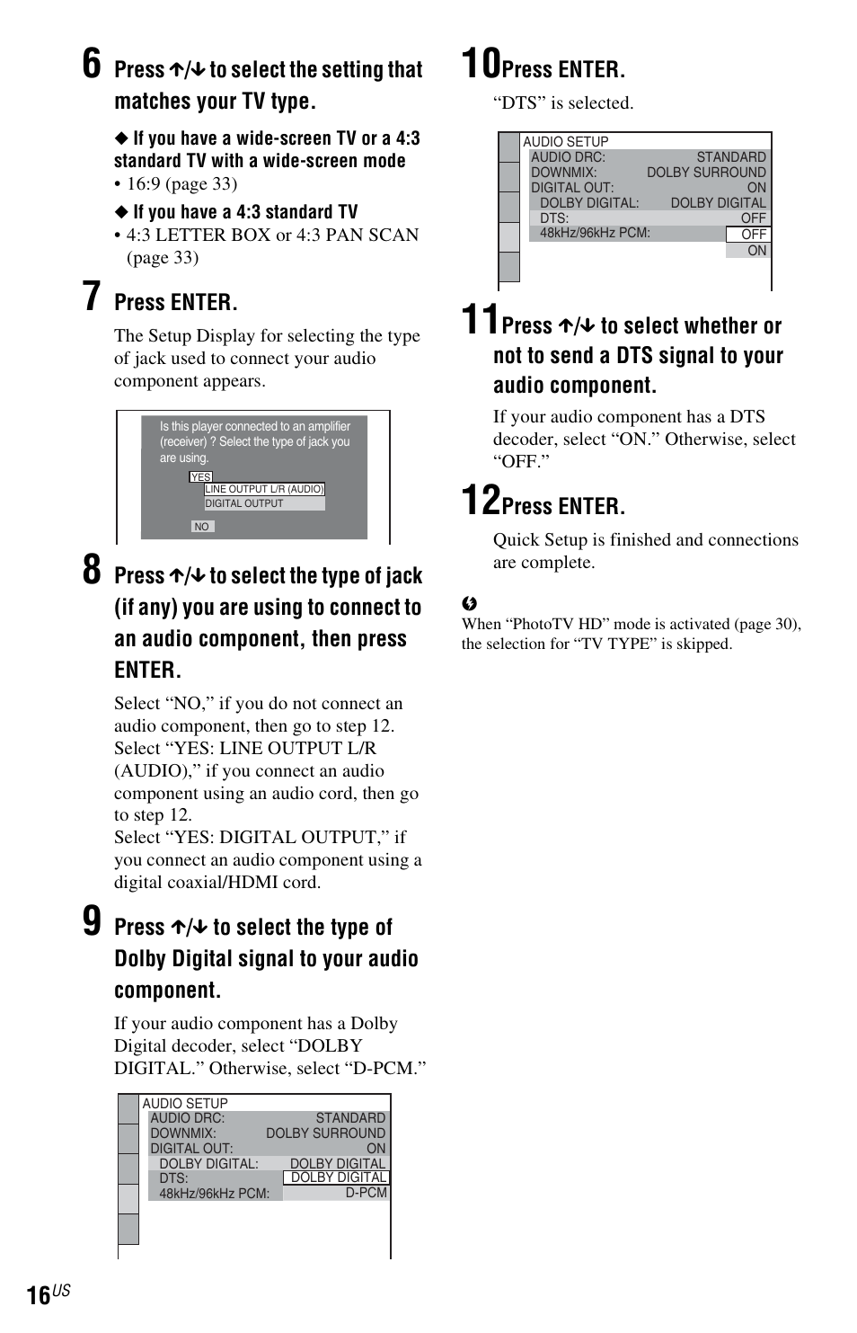 Sony DVP-NS710H User Manual | Page 16 / 60