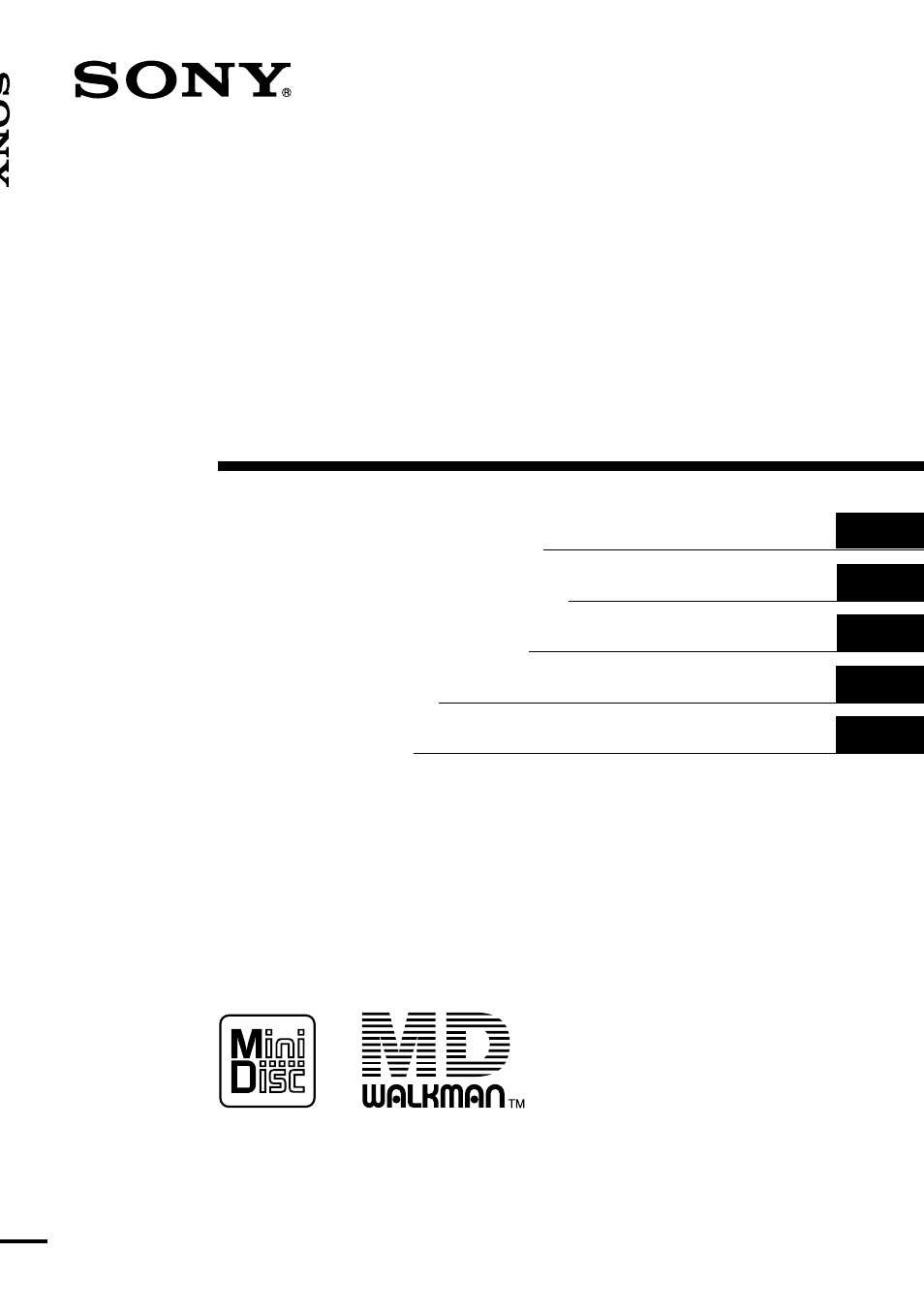 Sony MZ-R35 User Manual | 192 pages