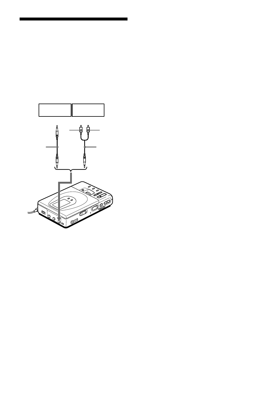 Connecting to a stereo system | Sony MZ-R35 User Manual | Page 20 / 192