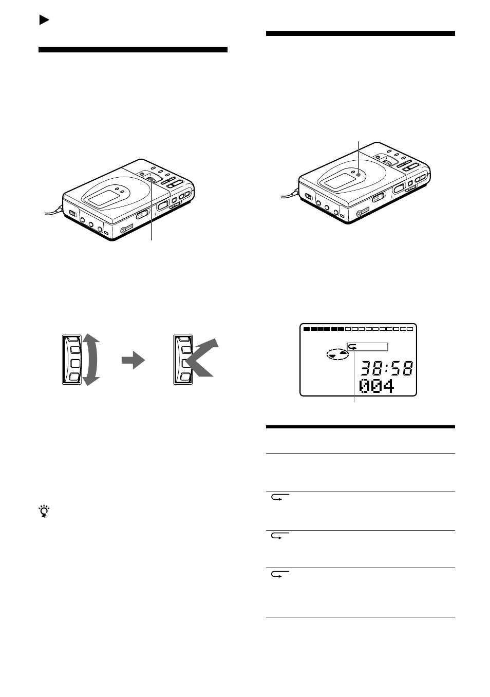 Reproducción repetida de temas | Sony MZ-R35 User Manual | Page 55 / 192