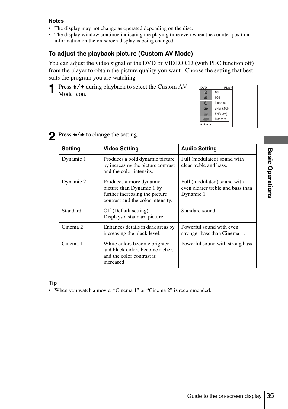 Sony SLV-D261P User Manual | Page 35 / 116