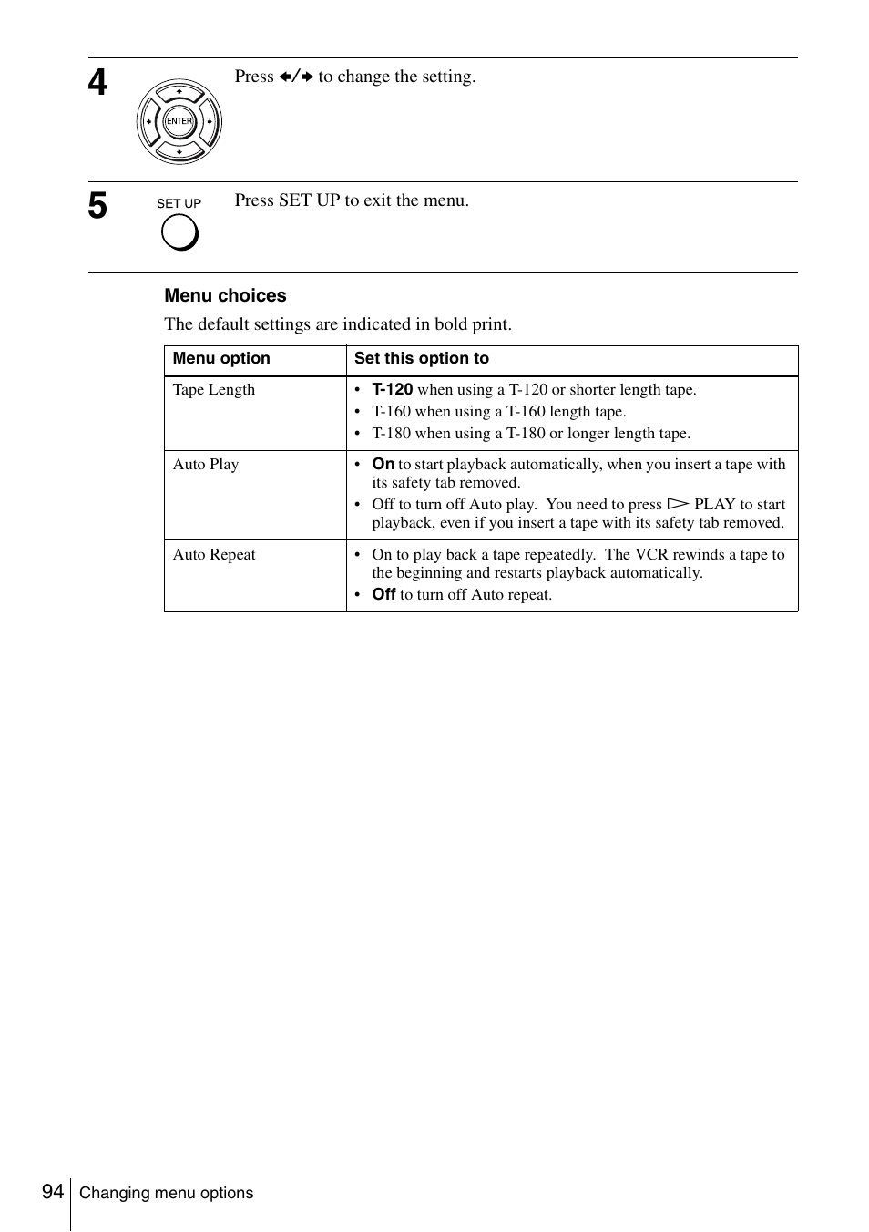 Sony SLV-D261P User Manual | Page 94 / 116