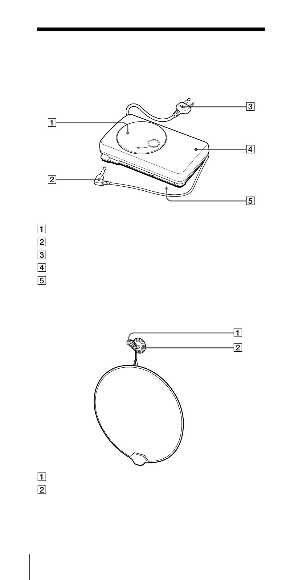 Antena activa de onda corta an-lp2, Controlador de antena módulo de antena | Sony CF-SW07 User Manual | Page 110 / 156