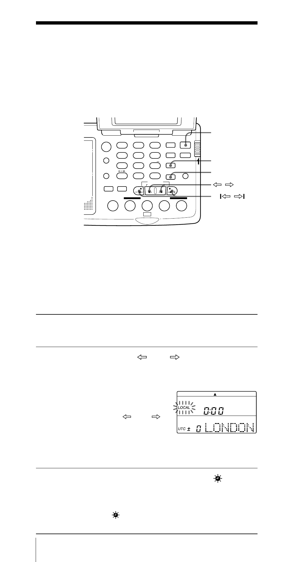 時計を合わせる, 現在時刻を合わせる, Power on/off | Time set, Ч 1 ¿ ч1 | Sony CF-SW07 User Manual | Page 12 / 156