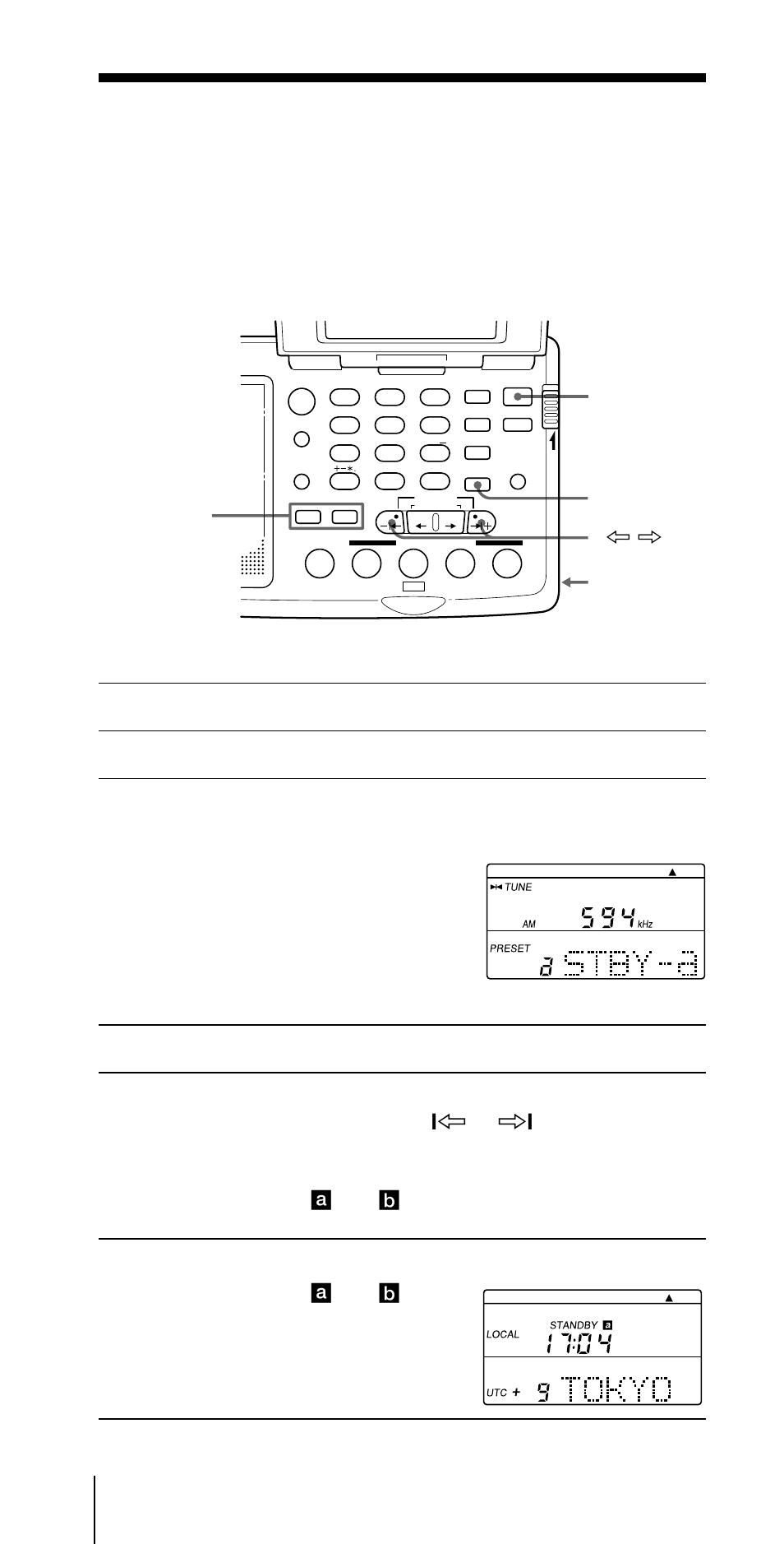 Using the timer, Tune in to the station you want to preset, Adjust vol to your choice | Press power on/off to turn off the radio, Other operations | Sony CF-SW07 User Manual | Page 90 / 156