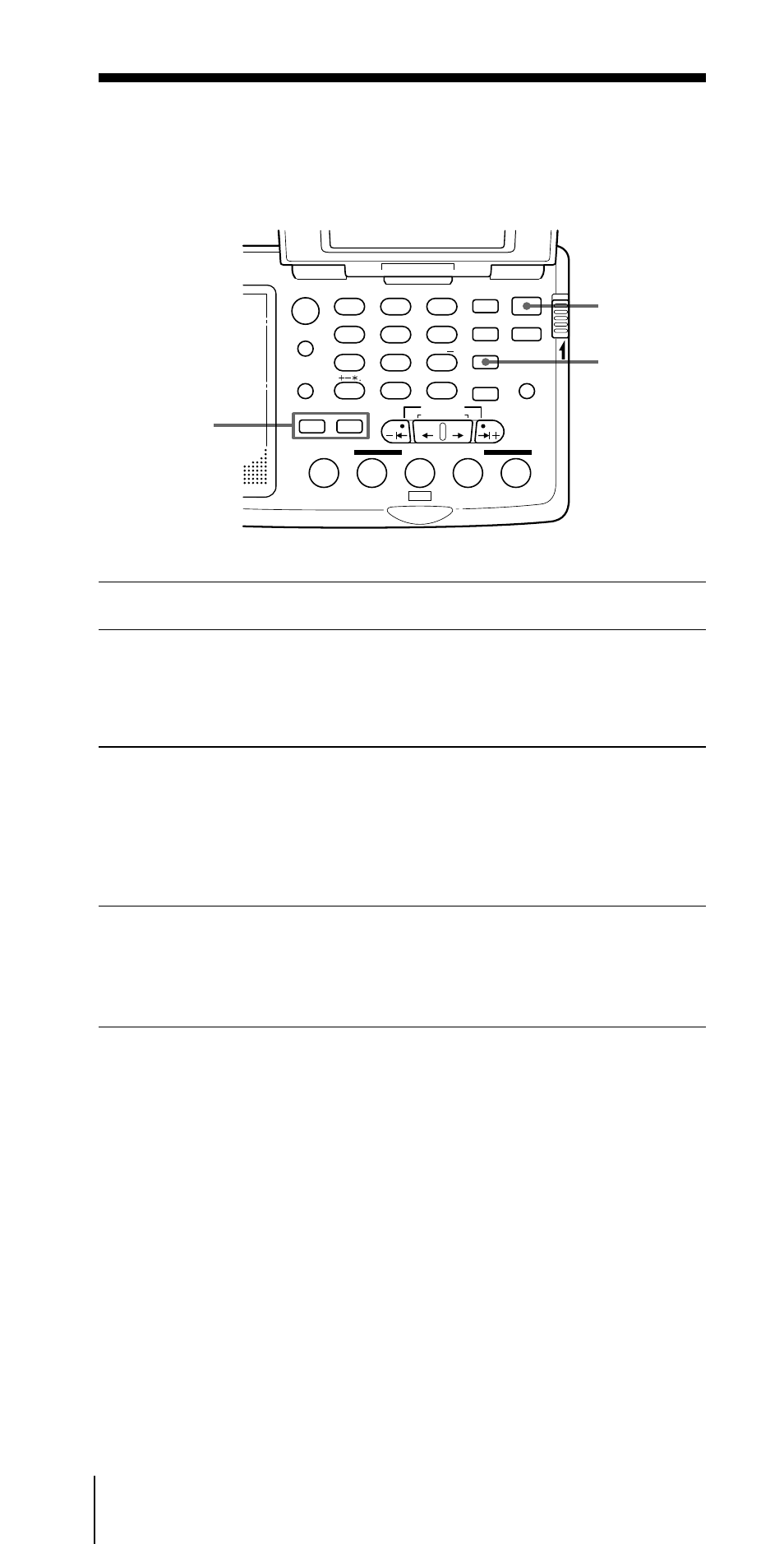 Press power on/off to turn on the radio, Hold down erase, Other operations | The buzzer sounds at the standby time | Sony CF-SW07 User Manual | Page 92 / 156