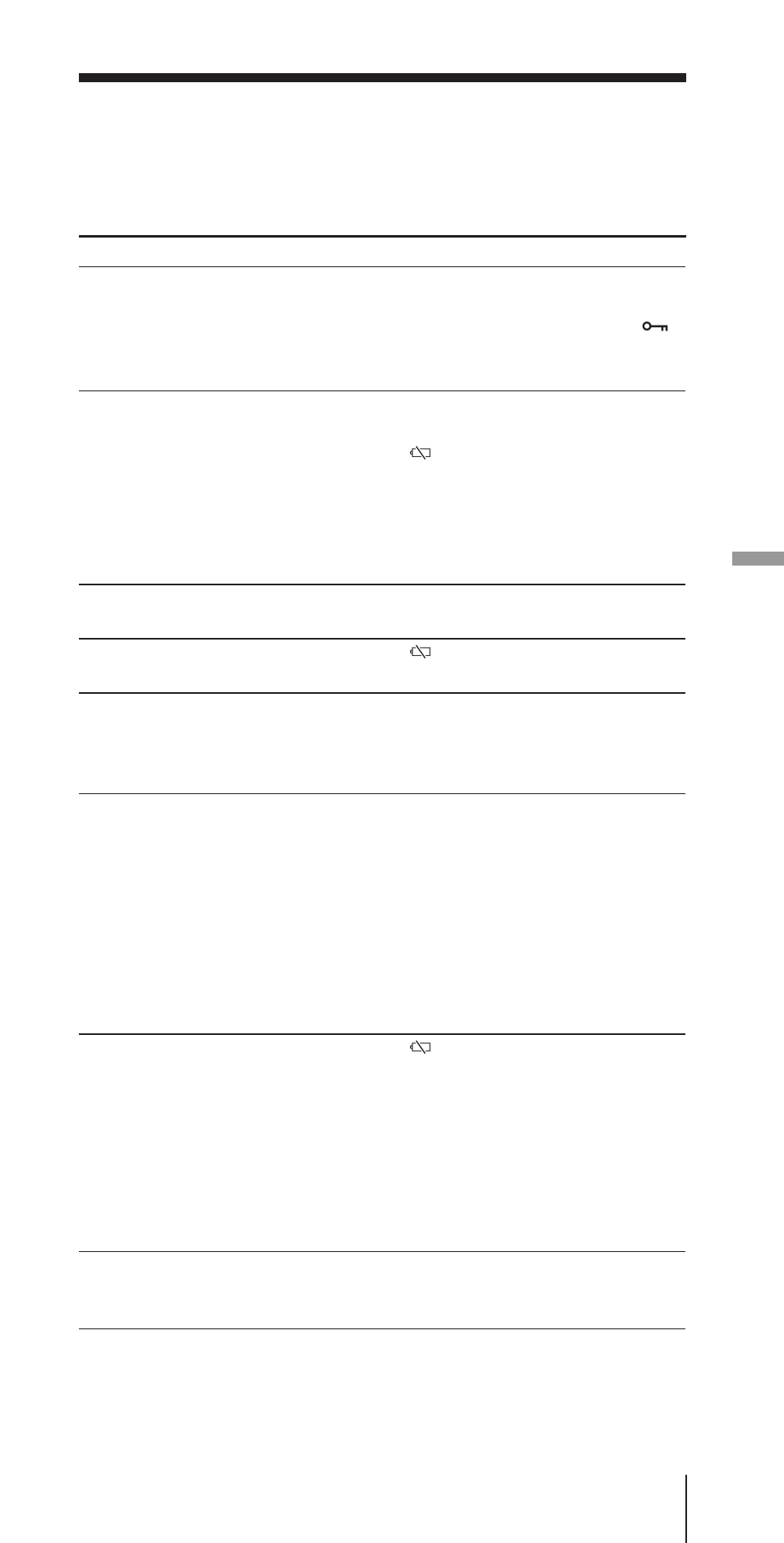 Troubleshooting, Specifications, Additional information | Sony CF-SW07 User Manual | Page 99 / 156