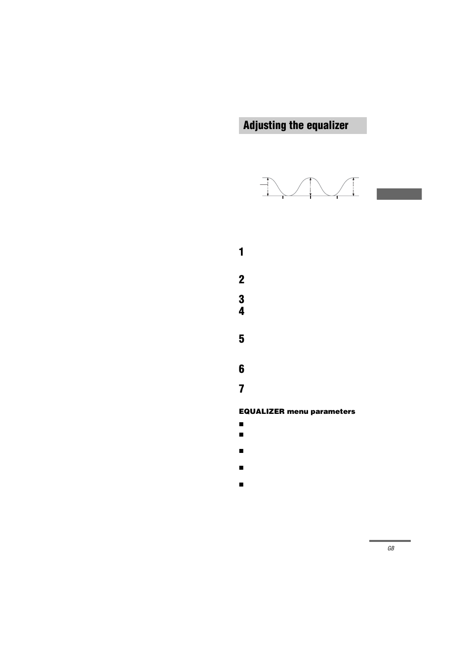 Adjusting the equalizer | Sony STR-DA3000ES User Manual | Page 41 / 68