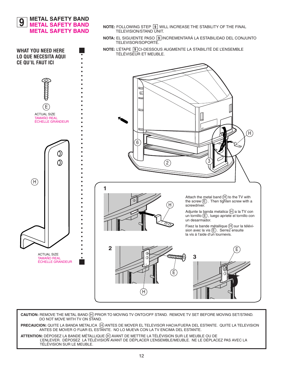 Sony SU-32HX1 User Manual | Page 12 / 16