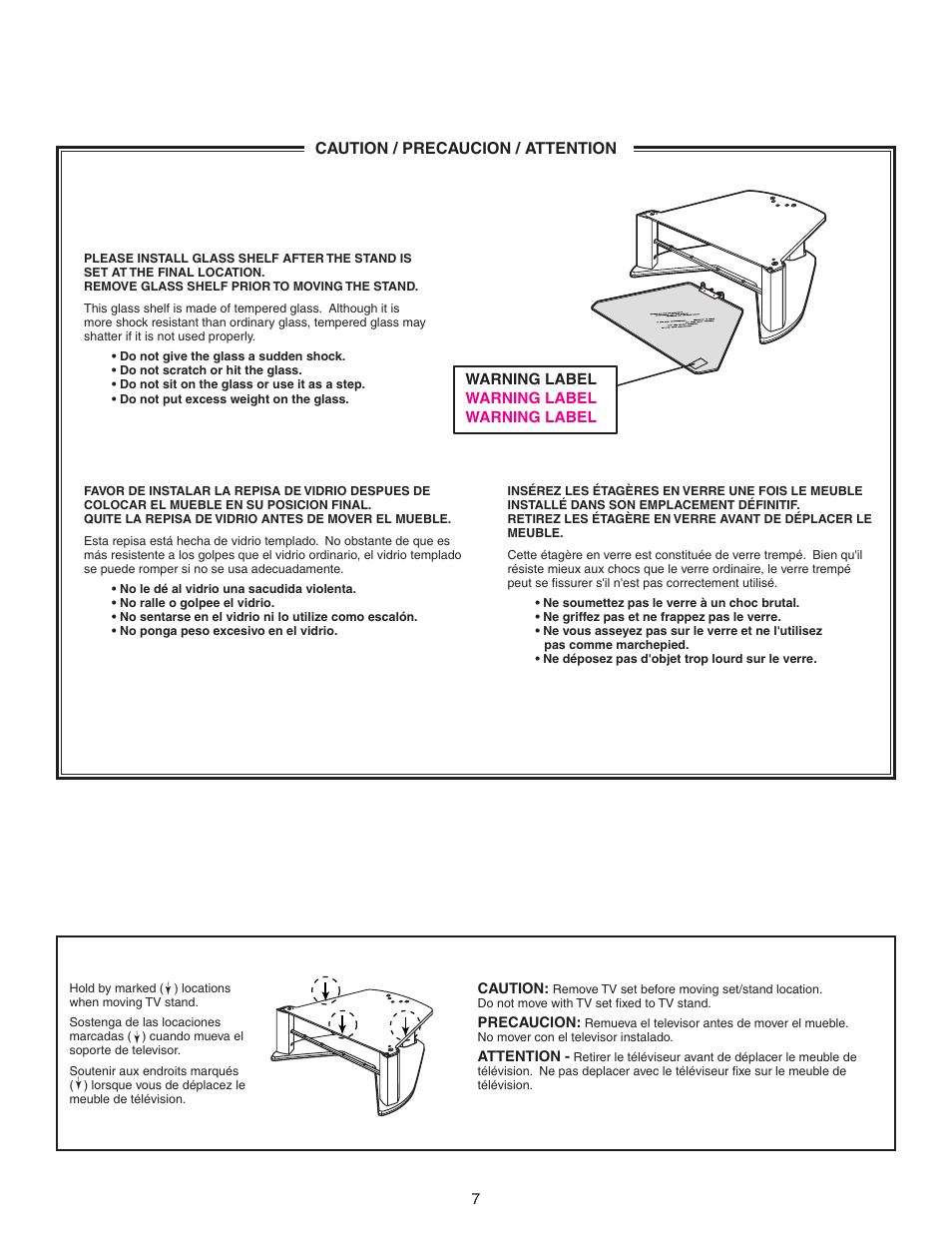 Sony SU-32HX1 User Manual | Page 7 / 16