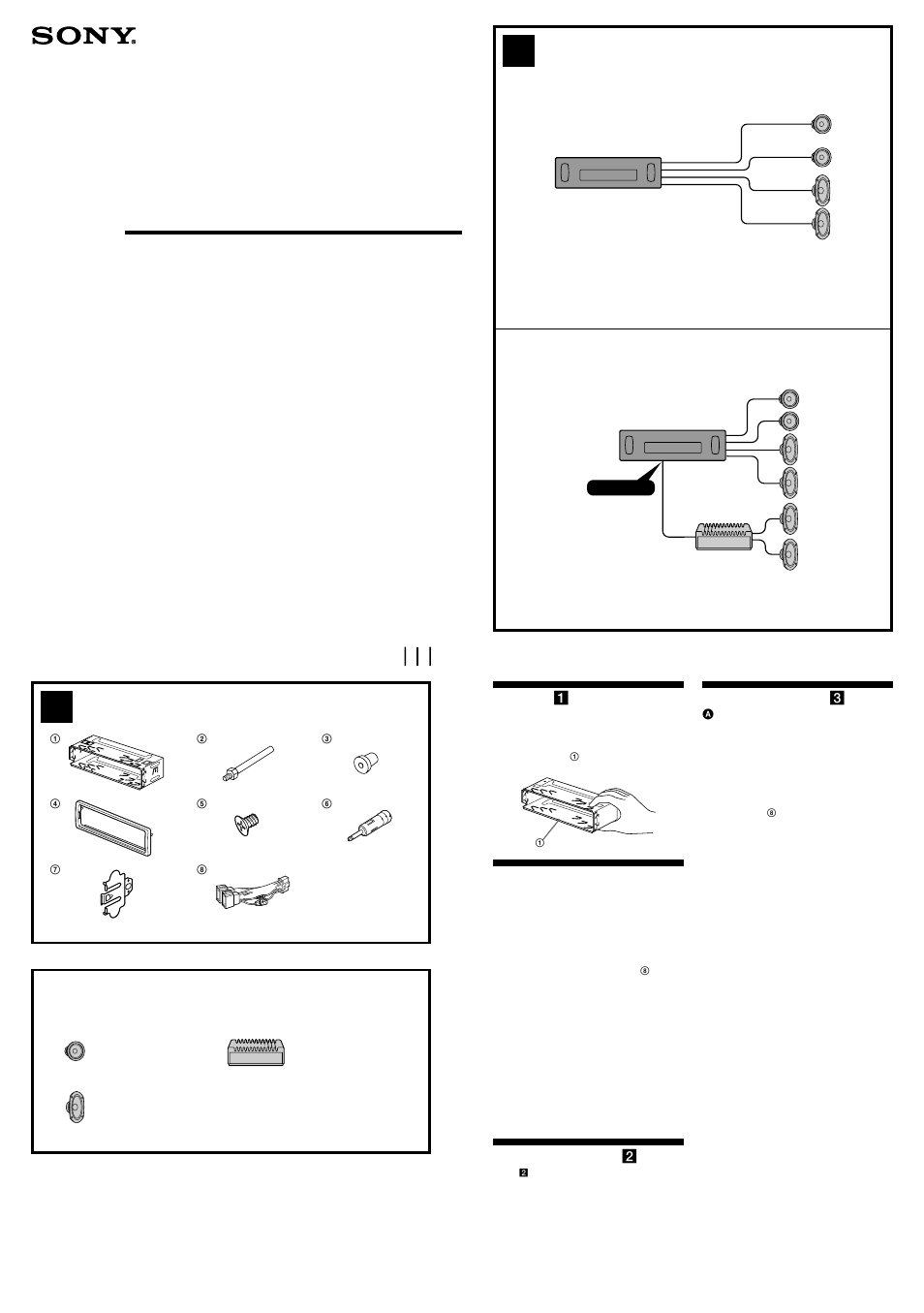 Sony CDX-L450V User Manual | 3 pages