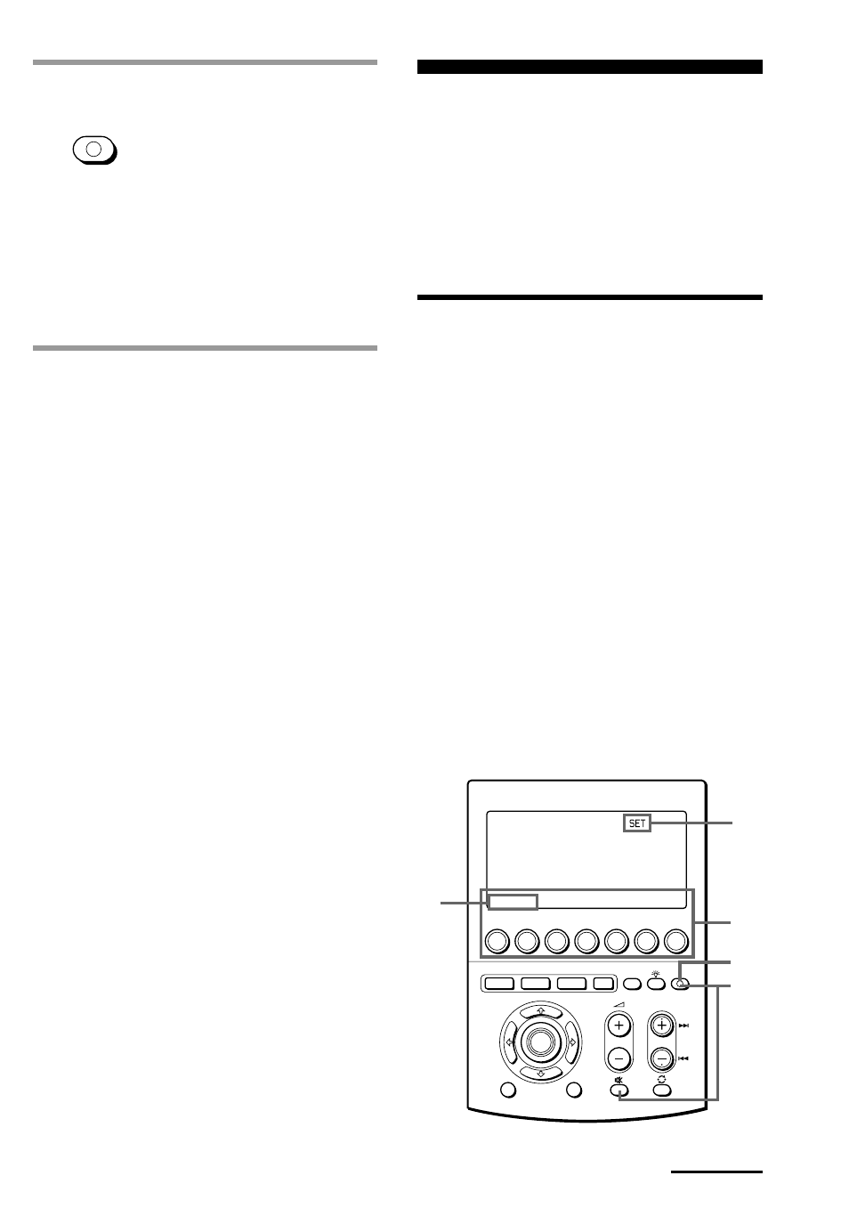 Copying the settings of a component select button, Or a label key to another button or key, Press commander off | The commander turns off, The commander returns to the previously set mode, Continued | Sony RM-AV3000T User Manual | Page 47 / 100