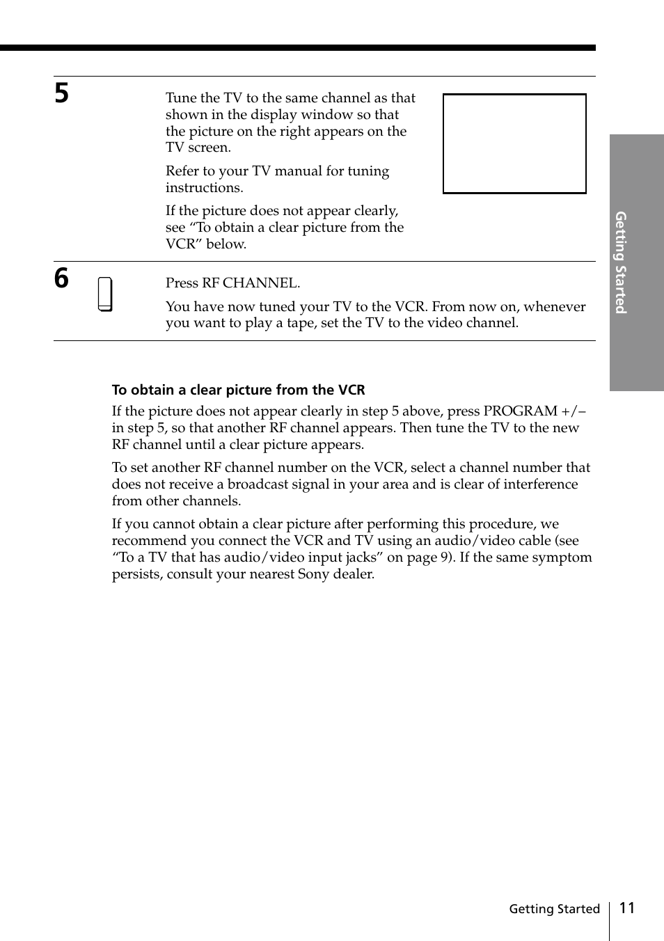 Sony SLV-EZ11AZ User Manual | Page 11 / 68