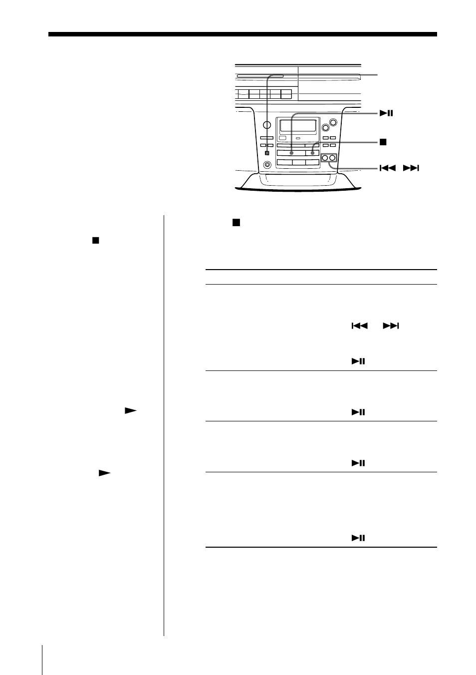 Playing tracks repeatedly | Sony CFD-S28L User Manual | Page 14 / 68