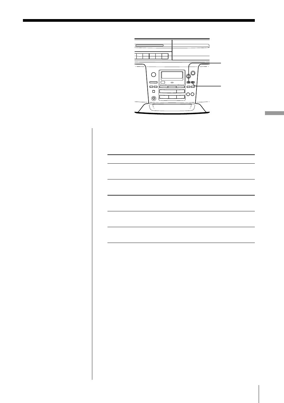 Selecting the audio emphasis | Sony CFD-S28L User Manual | Page 27 / 68