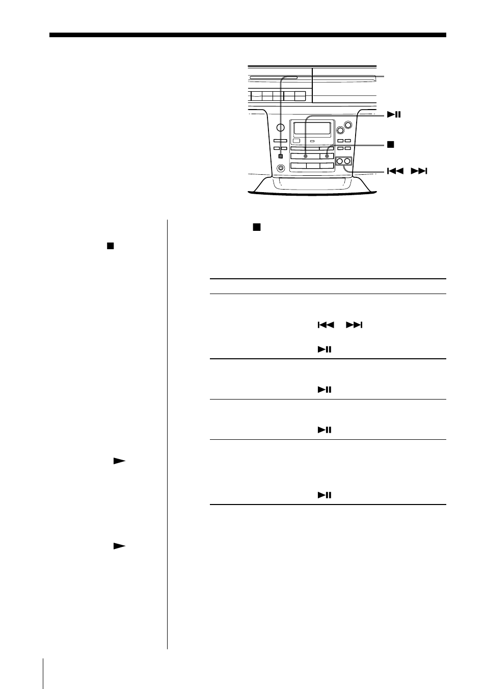 Reproducción repetida de las canciones | Sony CFD-S28L User Manual | Page 48 / 68