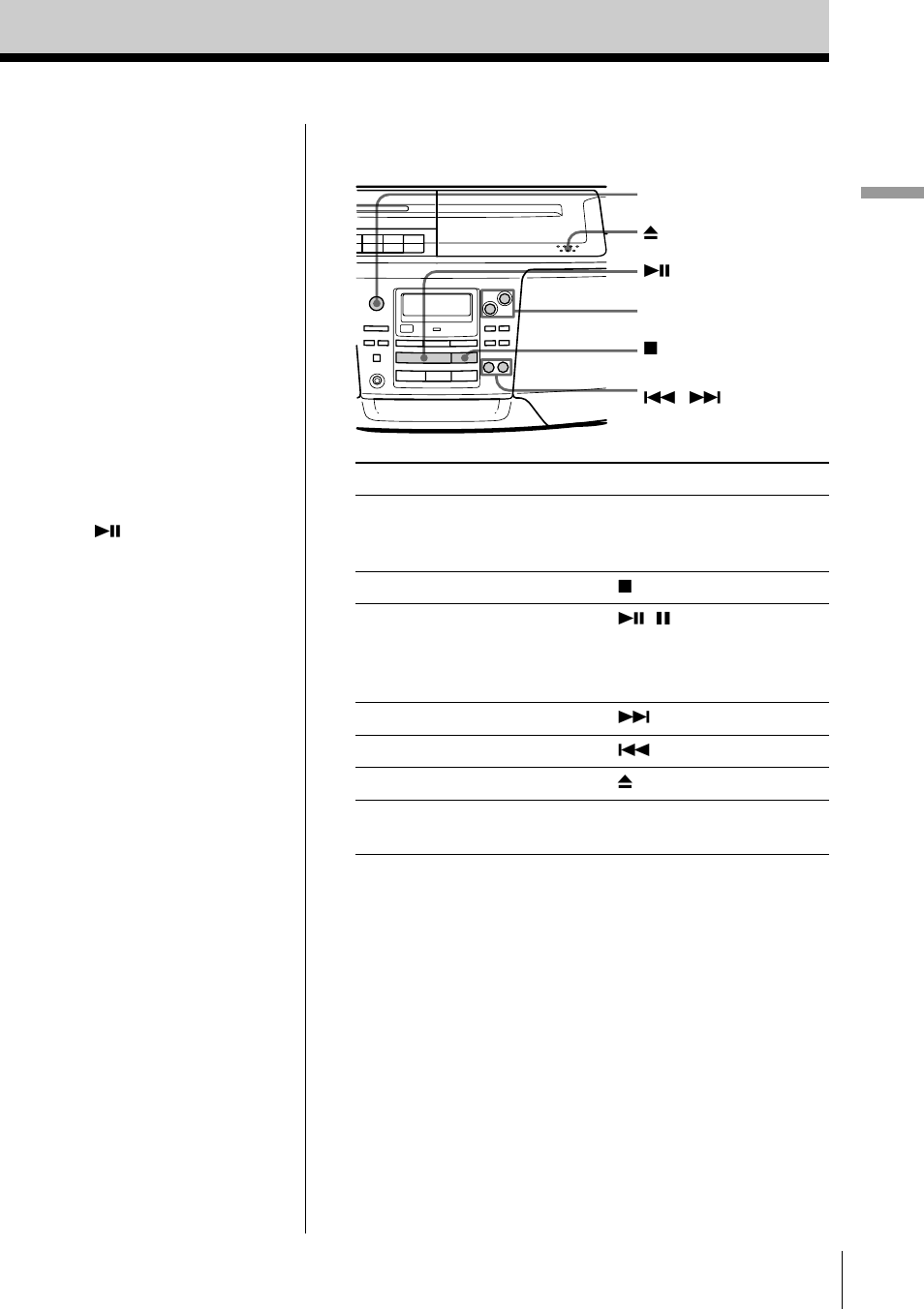 Basic operations 5 | Sony CFD-S28L User Manual | Page 5 / 68
