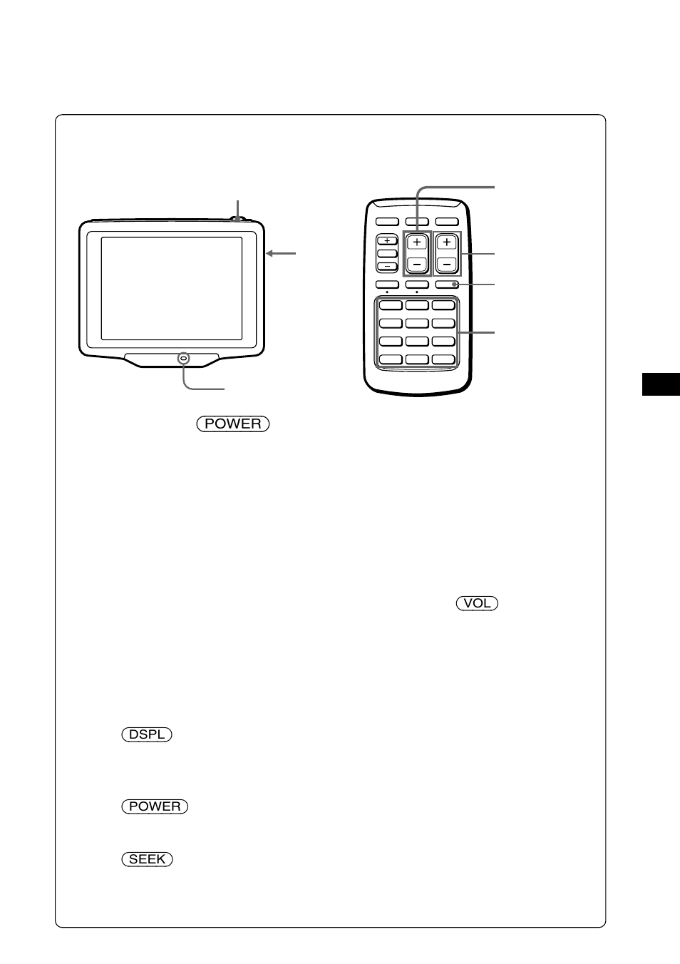 Watching a tv programme, Turning on the on-screen display, Turning off the tv | Press (power), Adjust the volume dial | Sony XTL-6100MK2 User Manual | Page 7 / 60