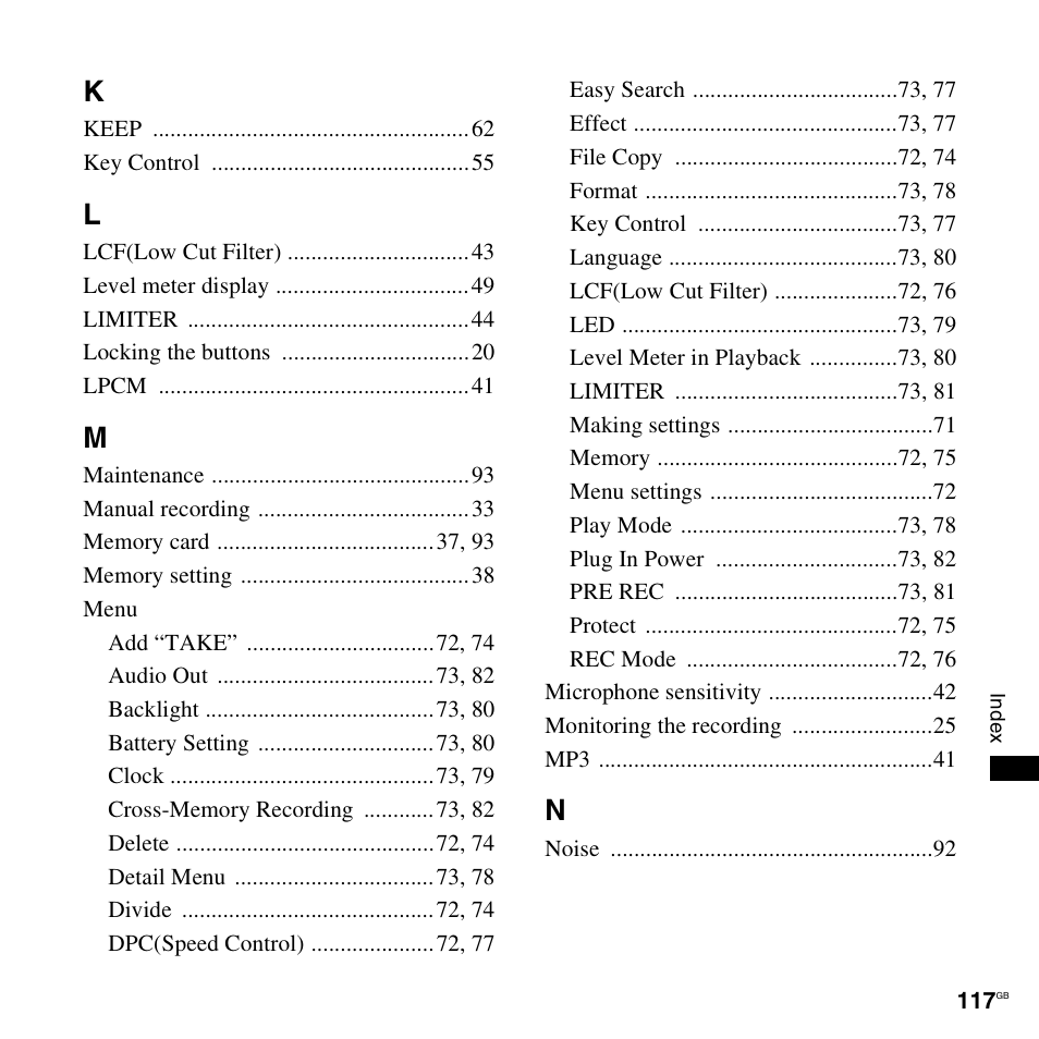 Sony 4-156-541-83(1) User Manual | Page 117 / 120