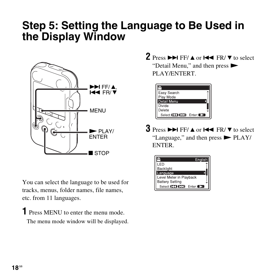 Sony 4-156-541-83(1) User Manual | Page 18 / 120