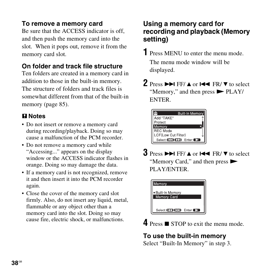 Sony 4-156-541-83(1) User Manual | Page 38 / 120