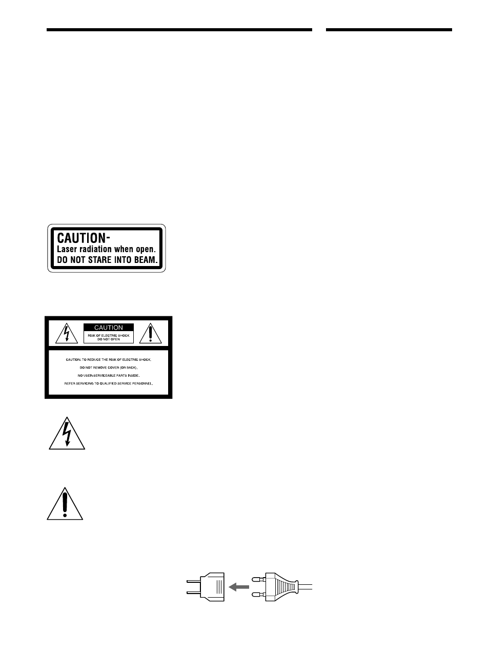 Welcome, Warning | Sony DVP S530D User Manual | Page 2 / 68