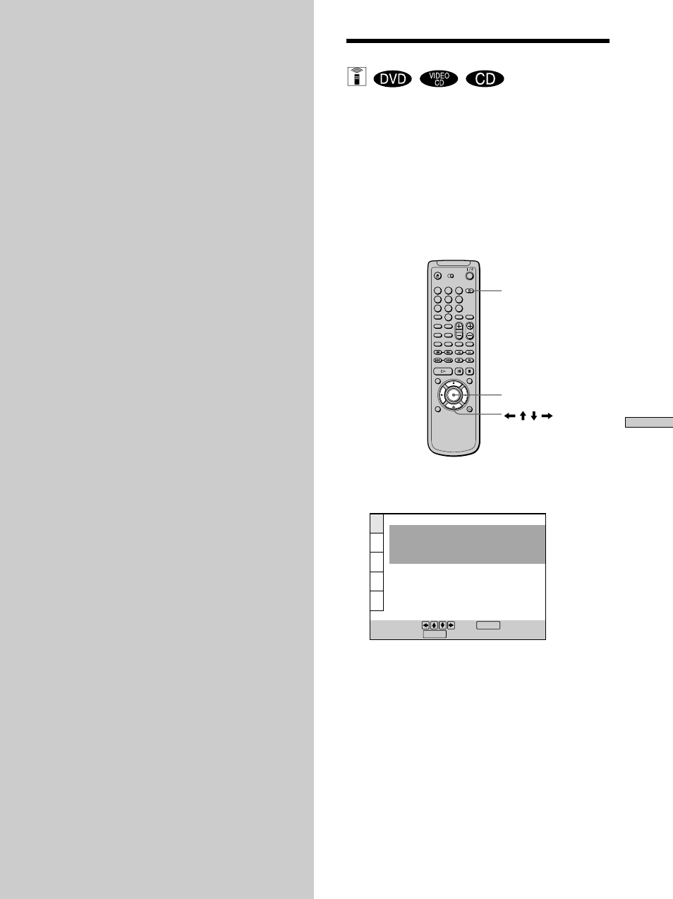 Settings and adjustments, Using the setup display, Using the setup display z | Sony DVP S530D User Manual | Page 41 / 68