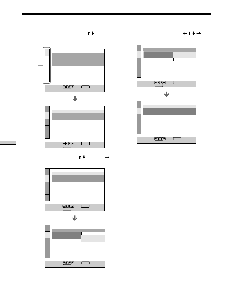 Using the setup display | Sony DVP S530D User Manual | Page 42 / 68