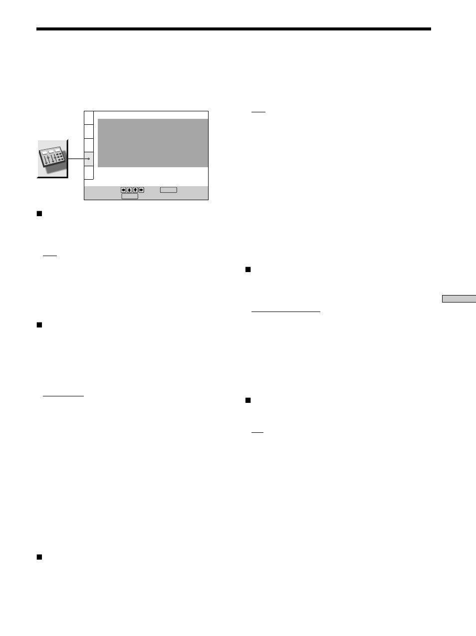 Settings for sound (audio setup) | Sony DVP S530D User Manual | Page 49 / 68