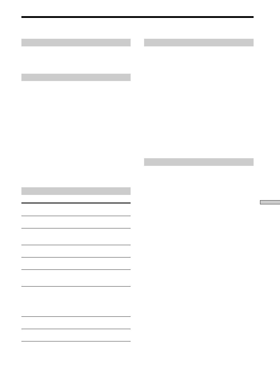 Specifications | Sony DVP S530D User Manual | Page 59 / 68
