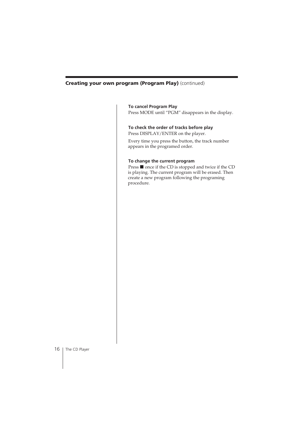 Sony CFD-370 User Manual | Page 16 / 32