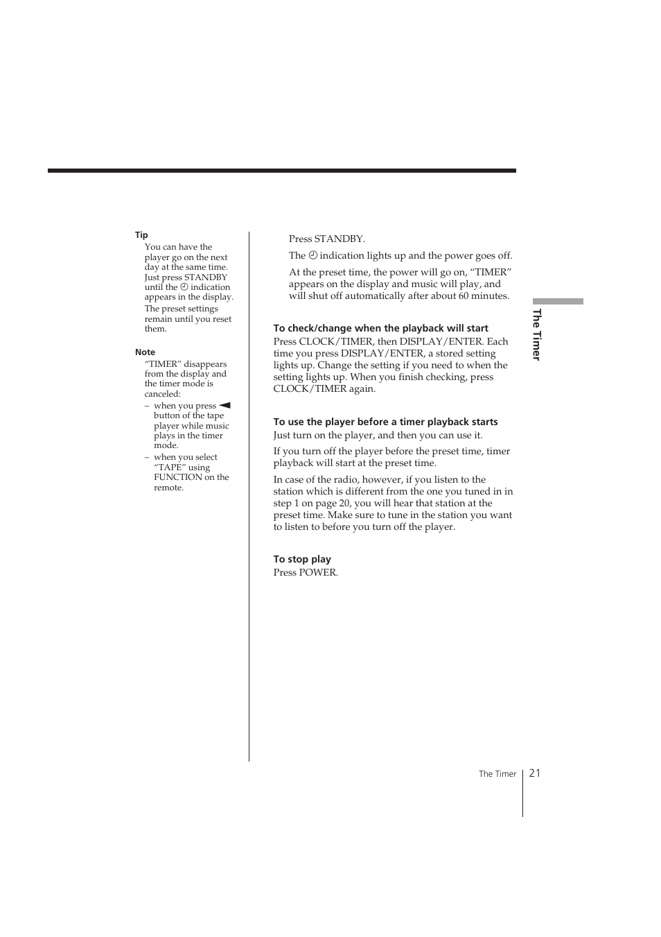 Sony CFD-370 User Manual | Page 21 / 32