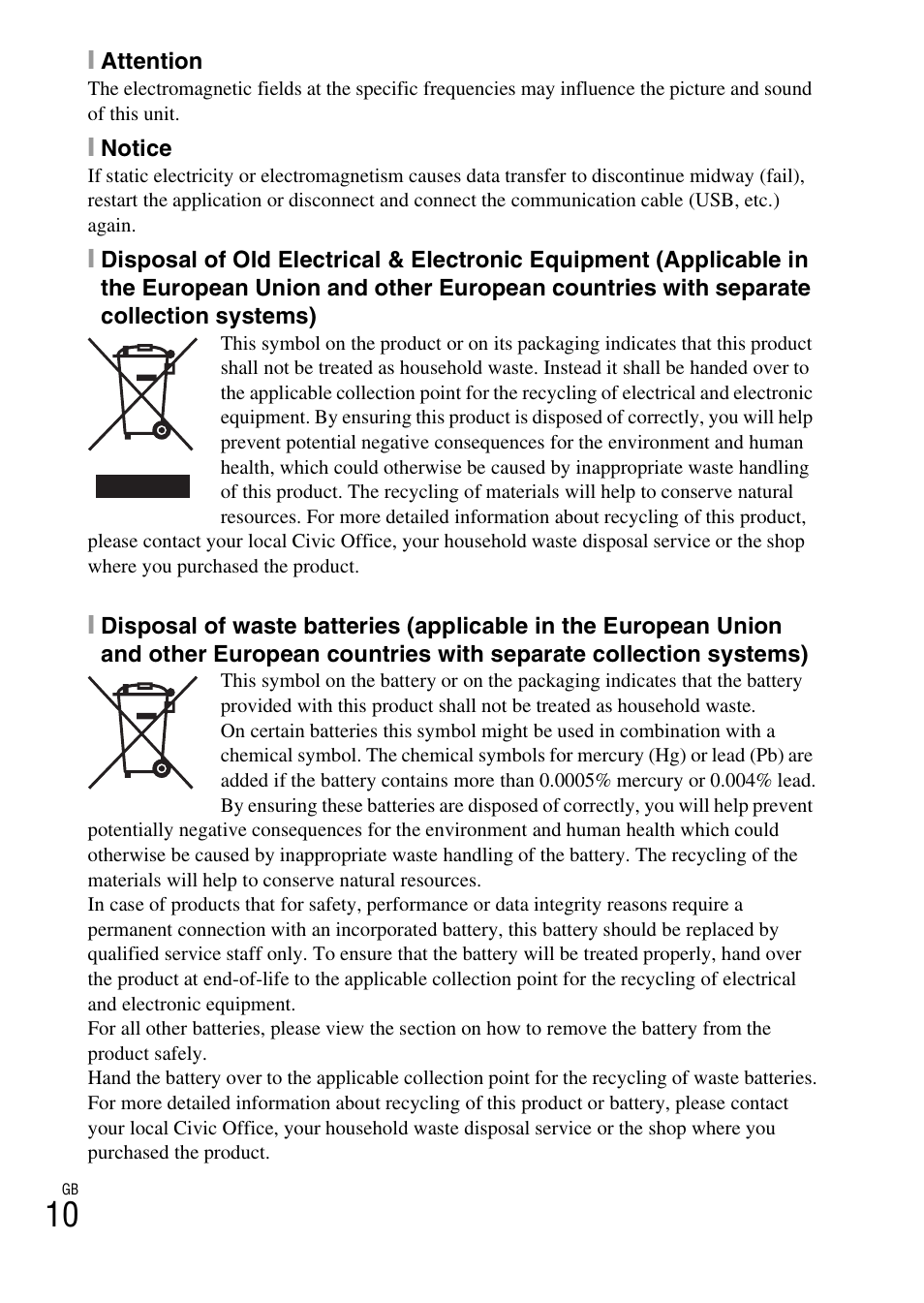 Sony CYBER SHOT DSC-HX200 User Manual | Page 10 / 68